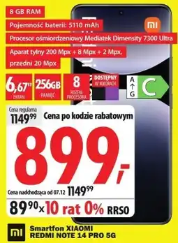 Media Expert Smartfon Xiaomi oferta