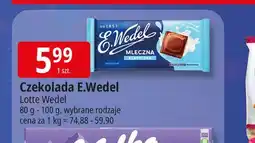 E.Leclerc Czekolada mleczna E. Wedel oferta