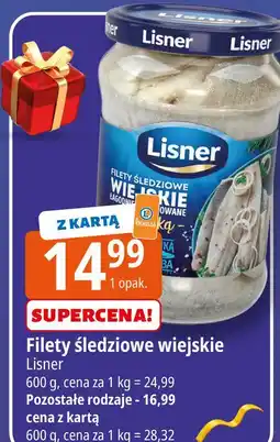 E.Leclerc Filety śledziowe w oleju z suszonymi pomidorami Lisner oferta