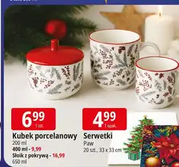 E.Leclerc Serwetki świąteczne 33 x cm Paw oferta
