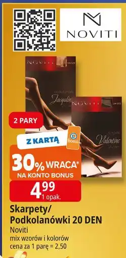 E.Leclerc Podkolanówki damskie 20 den Noviti oferta