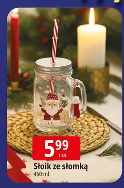 E.Leclerc Słoik ze słomką 450 ml oferta