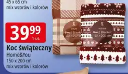 E.Leclerc Koc świąteczny 150 x 200 cm Home&You oferta