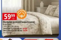 E.Leclerc Komplet pościeli bawełnianej 200 x 220 cm + 2 70 80 Eurofirany oferta