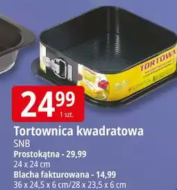 E.Leclerc Blacha fakturowana z wyjmowanym dnem 28 x 23.5 6 cm Snb oferta