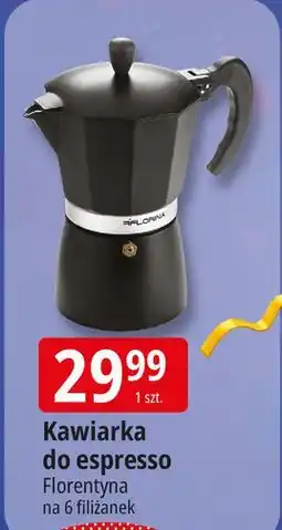 E.Leclerc Kawiarka do espresso kps-6 czarny Florina (Florentyna) oferta