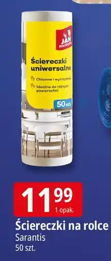 E.Leclerc Ściereczki na rolce białe Jan Niezbędny oferta
