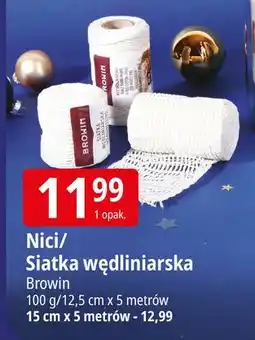 E.Leclerc Siatka wędliniarska 15 cm x 5 m Browin oferta