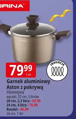 E.Leclerc Rondel aluminiowy aston 26 cm 1 l Florina (Florentyna) oferta