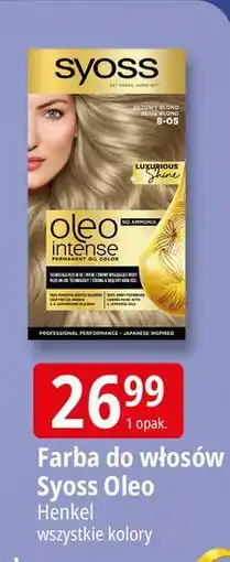 E.Leclerc Farba do włosów beżowy blond 8-05 Syoss Oleo Intense Thermo Care oferta