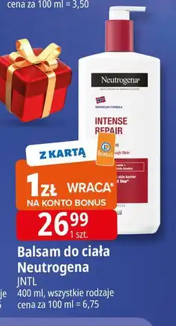 E.Leclerc Emulsja do ciała intensywnie regenerująca Neutrogena Formuła Norweska oferta