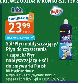 E.Leclerc Zestaw do zmywarek sól/nabłyszczacz/odświeżacz/płyn Finish Professional oferta