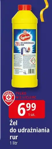 E.Leclerc Żel do udrażniania rur Wiodąca Marka Syphon oferta