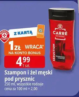 E.Leclerc Szampon-żel pod prysznic seduction Wiodąca Marka Carre Homme oferta