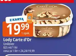 E.Leclerc Lody tiramisu Algida Carte D'or Les Desserts oferta