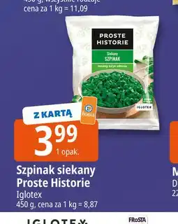 E.Leclerc Szpinak rozdrobniony Iglotex Proste Historie oferta