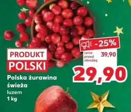 Kaufland Żurawina Polski oferta