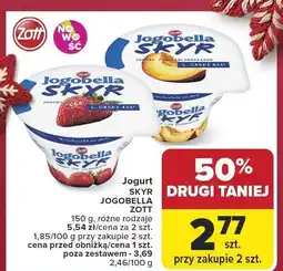 Carrefour Jogurt Skyr Jogobella, różne rodzaje Zott oferta