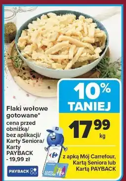 Carrefour Flaki wołowe gotowane Carrefour oferta