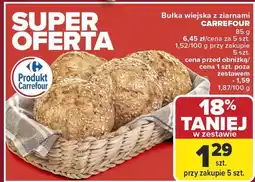 Carrefour Bułka wiejska z ziarnami Carrefour oferta