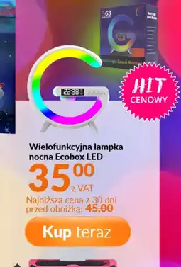 Poczta Polska Wielofunkcyjna lampka nocna Ecobox LED oferta