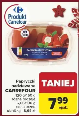 Carrefour Papryczki nadziewane CARREFOUR 120g/150g oferta