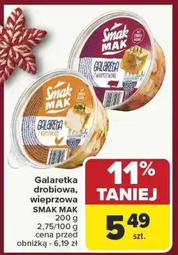Carrefour Galaretka drobiowa, wieprzowa SMAK MAK 200g oferta