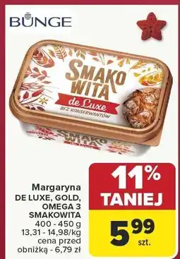 Carrefour Margaryna DELICATO OMEGA 3 SMAKOWITA BUNGE oferta