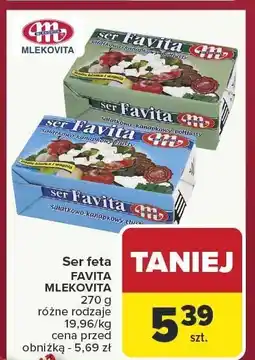 Carrefour Ser feta FAVITA MLEKOVITA oferta