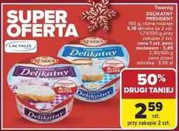 Carrefour Twaróg DELIKATNY PRESIDENT oferta