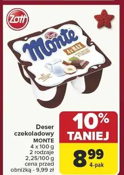 Carrefour Deser czekoladowy MONTE ZOTT oferta
