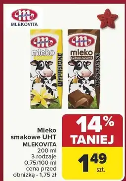 Carrefour Mleko smakowe UHT MLEKOVITA oferta