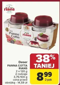 Carrefour Deser PANNA COTTA RIANS oferta
