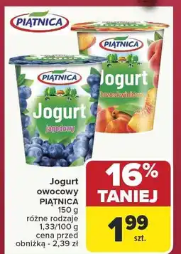 Carrefour Jogurt owocowy PIĄTNICA oferta