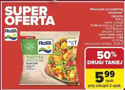 Carrefour Warzywa na patelnię mrożone FROSTA różne rodzaje oferta