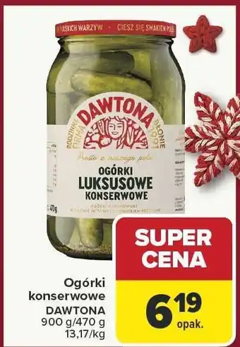 Carrefour Ogórki konserwowe DAWTONA oferta
