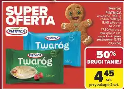 Carrefour Twaróg PIĄTNICA w kostce różne rodzaje oferta