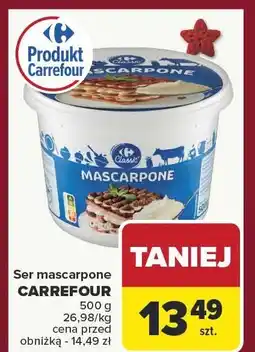 Carrefour Ser mascarpone CARREFOUR oferta