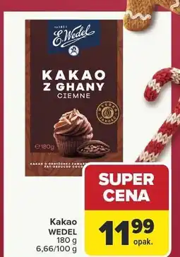 Carrefour Kakao z ciemnej czekolady E.WEDEL 180 g oferta