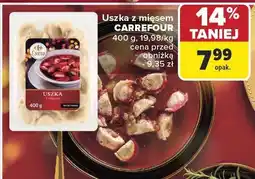 Carrefour Uszka z mięsem CARREFOUR 400 g oferta