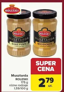 Carrefour Musztarda ROLESKI sarepska, miodowa oferta