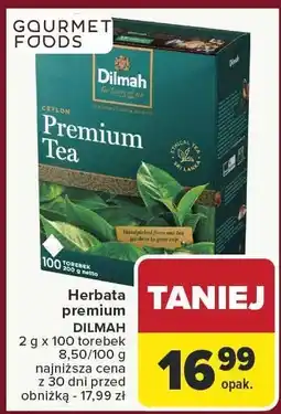 Carrefour Herbata premium DILMAH oferta