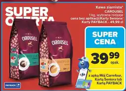 Carrefour Kawa ziarnista CAROUSEL oferta