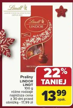 Carrefour Praliny LINDOR LINDT oferta