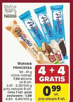 Carrefour Wafelek PRINCESSA różne rodzaje oferta