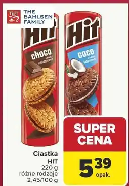 Carrefour Ciastka HIT różne rodzaje oferta