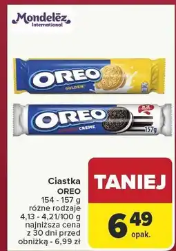 Carrefour Ciastka OREO różne rodzaje oferta
