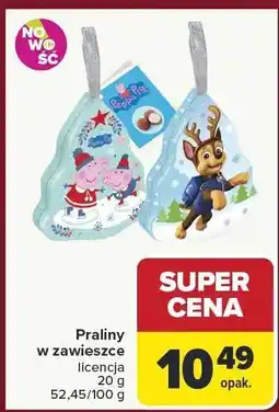 Carrefour Praliny w zawieszce licencja Carrefour oferta