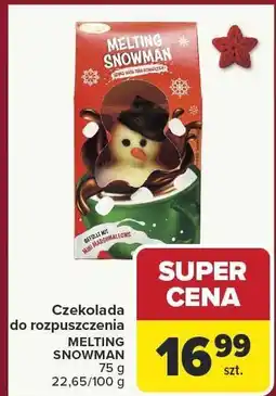 Carrefour Czekolada do rozpuszczenia MELTING SNOWMAN oferta