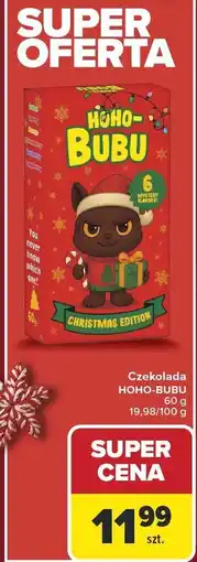 Carrefour Czekolada HOHO-BUBU Christmas Edition oferta